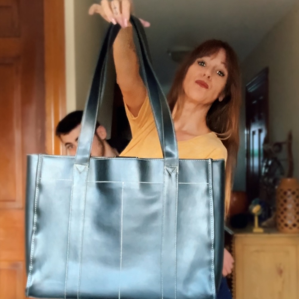 Black Leather Handbag